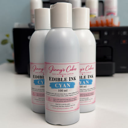W&W Edible Ink Refills – Azurová pro tiskárny a airbrushe 100ml