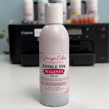 CMYK Edible Printer Ink Set 4 x 100ml | Jinny’s Cakes