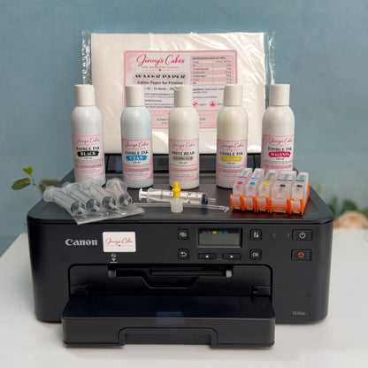 Canon TS705A Edible Printer Bundle with 25 A4 Wafer Paper Sheets (Available in Ireland ONLY)