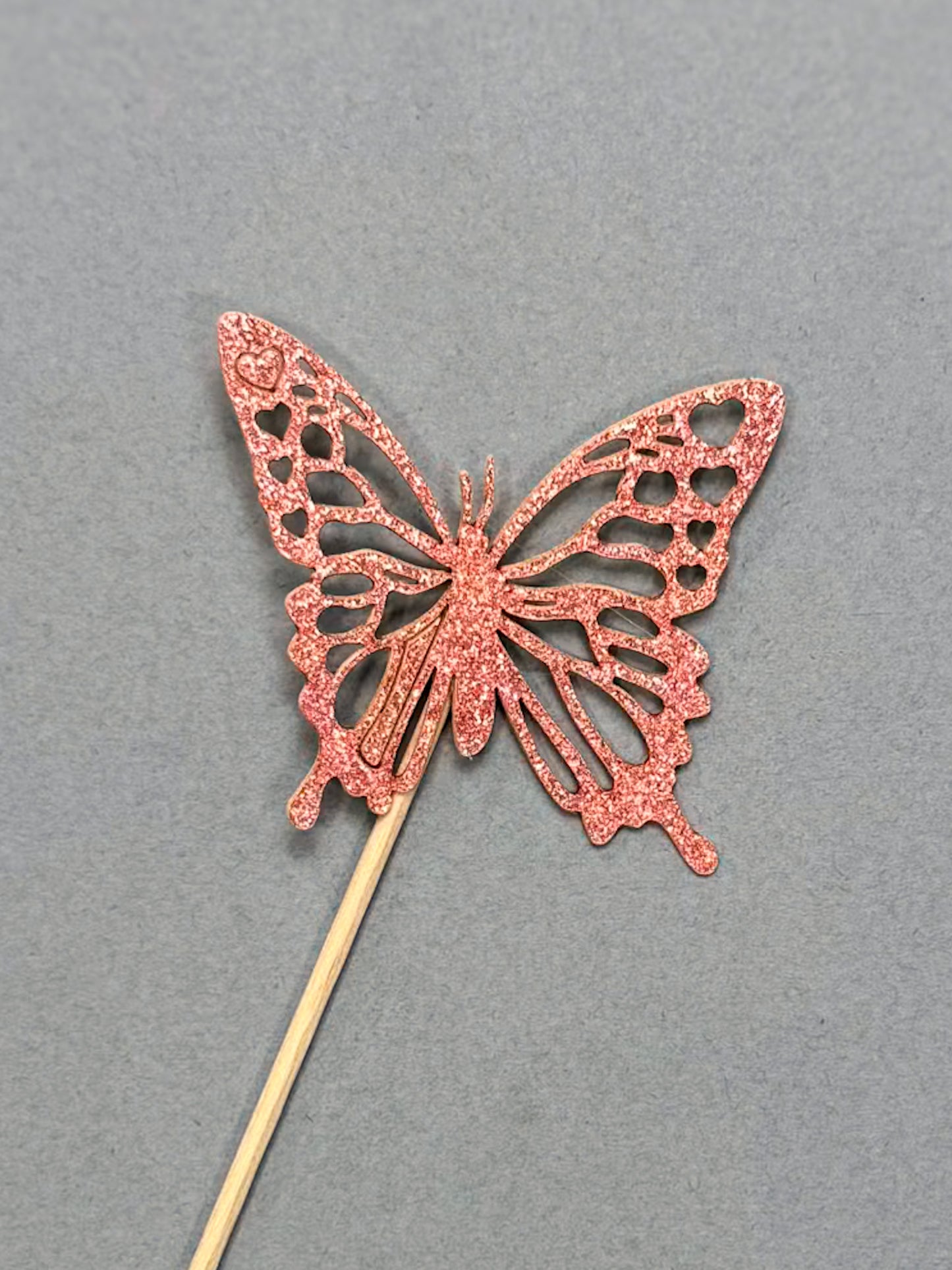 12pcs  Butterfly Cupcake Toppers with Sparkling Wings