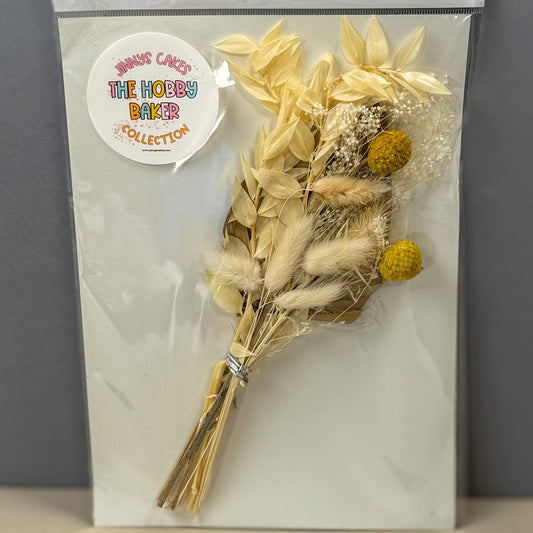 Jinnys Cakes Palm and Dried Flower Set - Gold (a)