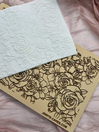 Bed of Roses Embossing Mat