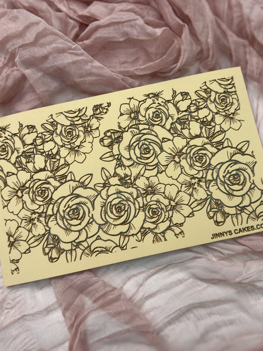 Rose Garden Embossing Mat
