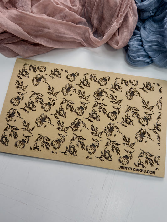 Vintage Bloom Floral Embossing Mat