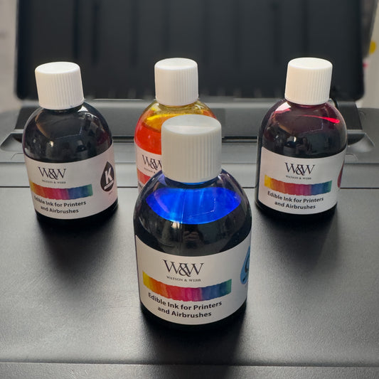 W&W Edible Ink Refills – Magenta for Printers & Airbrushes 100ml