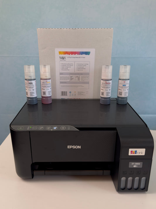 Epson EcoTank ET-2860 Icing Paper Edible Printing Starter Kit