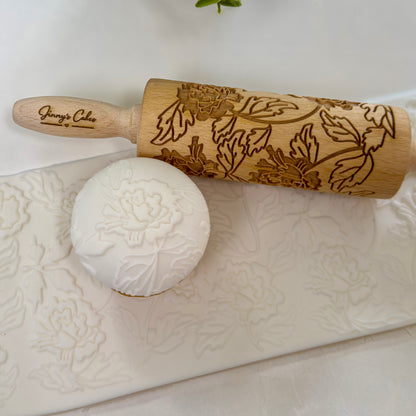The Camellia – Elegant Floral Roller Small