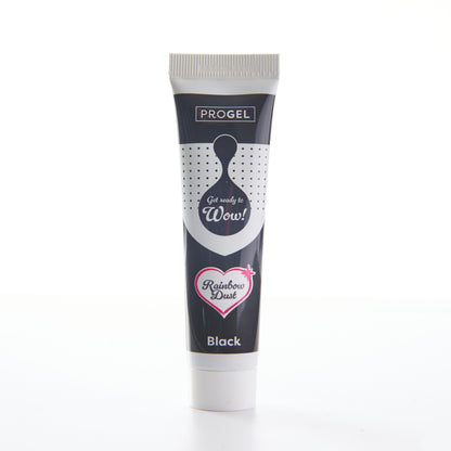 Rainbow Dust ProGel Food Colouring Black 25g
