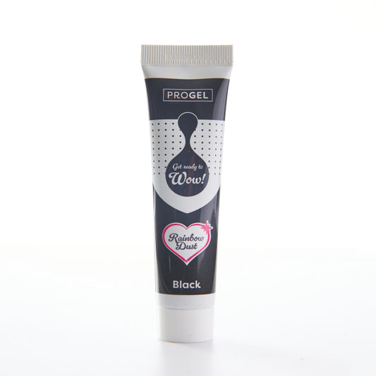 Rainbow Dust ProGel Food Colouring Black 25g