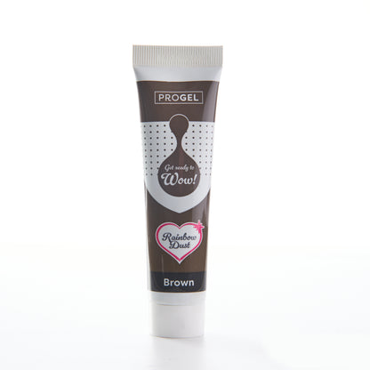 Rainbow Dust ProGel Food Colouring Brown 25g