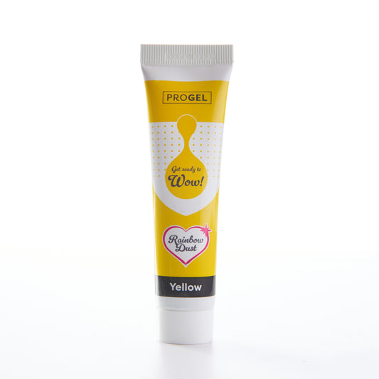 Rainbow Dust ProGel Food Colouring Yellow 25g