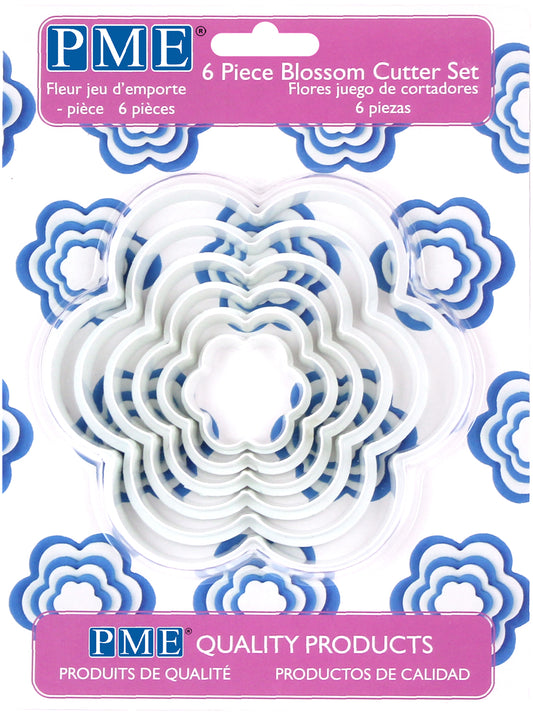 PME Classic Shapes Cutters - Flower Set of 6