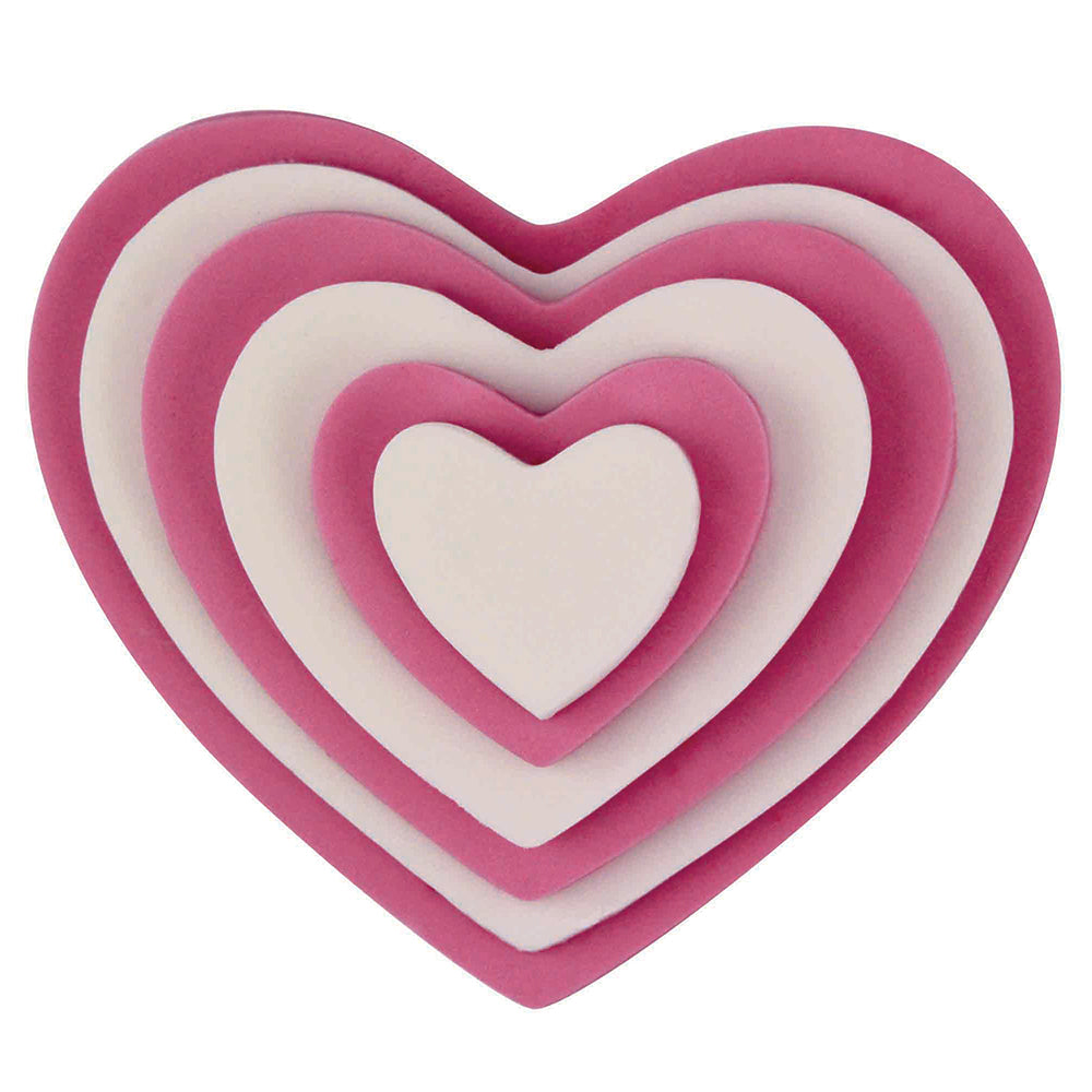 PME Classic Shapes Cutters - Heart Set of 6