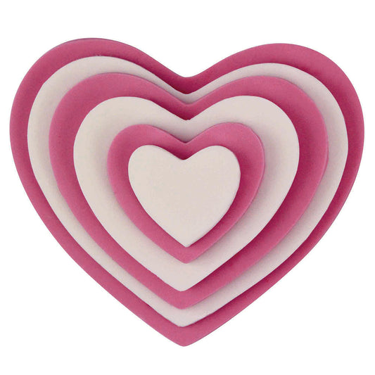 PME Classic Shapes Cutters - Heart Set of 6