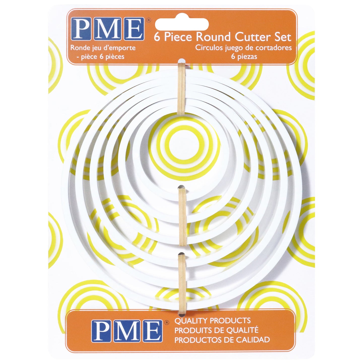 PME Classic Shapes Cutters - Round Set of 6