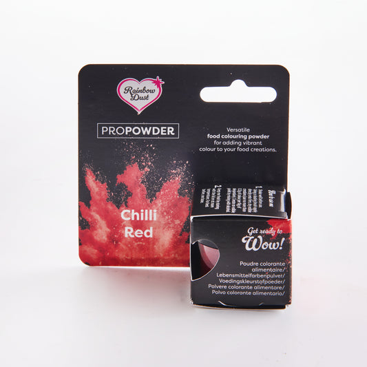 Rainbow Dust Chilli Red Edible Pro Powder Colour 2g