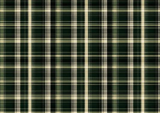 Green Check Tartan Downloadable Cake Wrap