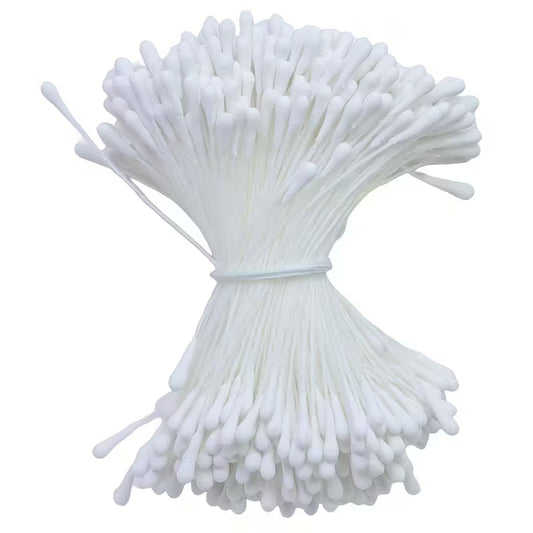 Flower Stamens White 400pk