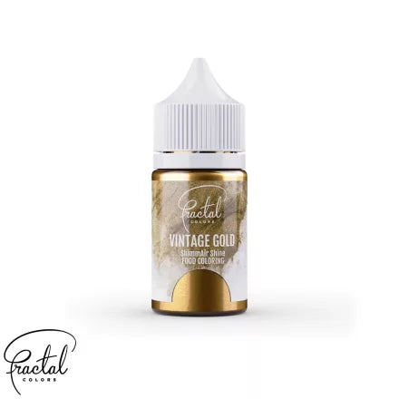 Fractal Vintage Gold - ShimmAir Shine Liquid Food Colouring 30ml