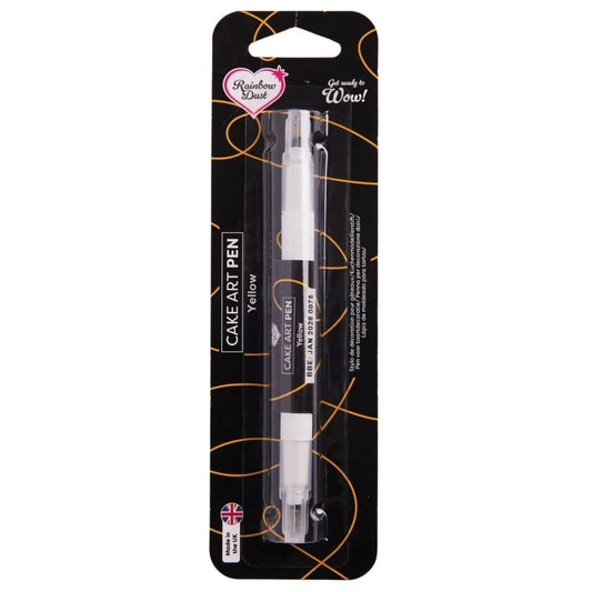Rainbow Dust Yellow Double Ended Cake Art Pen 5g