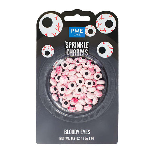 PME HALLOWEEN SPRINKLE CHARMS – BLOODY EYES (25G)