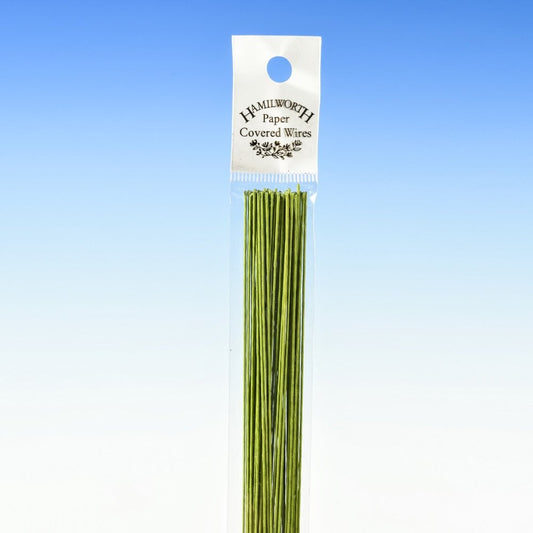 Hamilworth 28 Gauge - Nile Green Florist Wire x 50