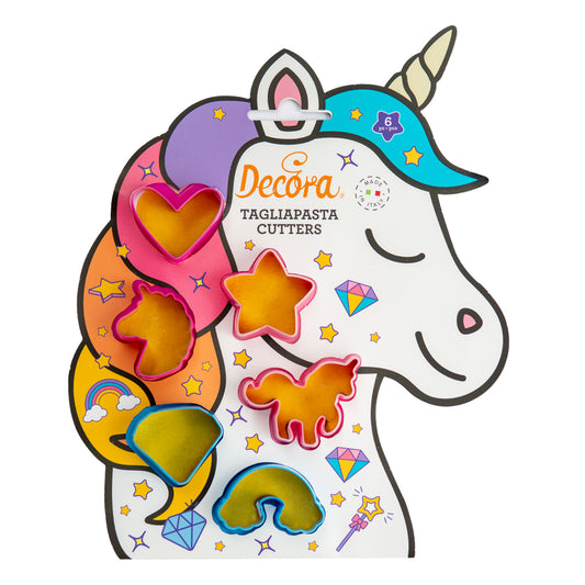 Decora Unicorn Fondant Cutter 6pk