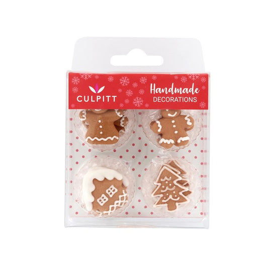 Gingerbread Village Sugar Pipings x 12
