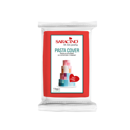 Saracino Pasta Cover Pre-Coloured  Red 1kg