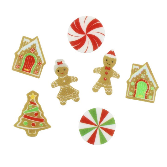 Bulk Pack Candyland Village Sugar Decorations Box of 192