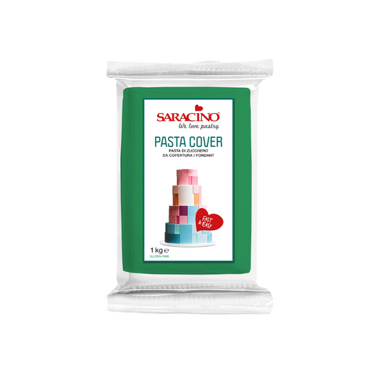Saracino Pasta Cover Pre-Coloured Green 1kg