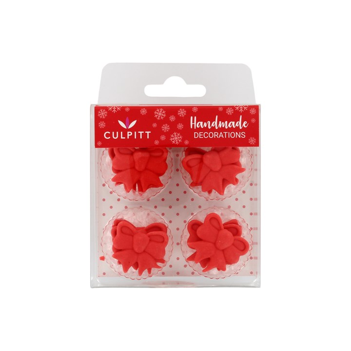 Culpitt Red Bow Pipings x 12