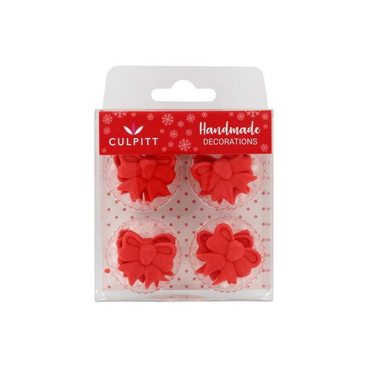 Culpitt Red Bow Pipings x 12