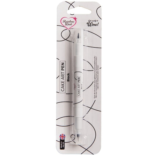 Rainbow Dust Black Double Ended Cake Art Pen 5g