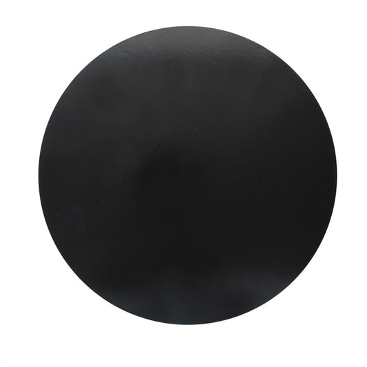 10" Black Gloss Masonite Cake Board 5mm Thick - Circa 254mm