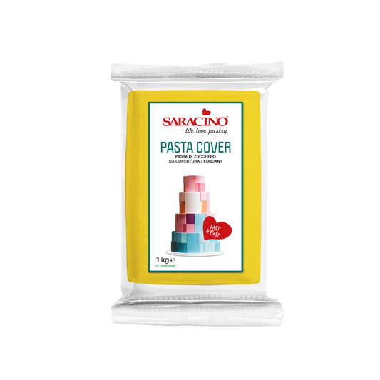 Saracino Pasta Cover Pre-Coloured  Yellow 1kg