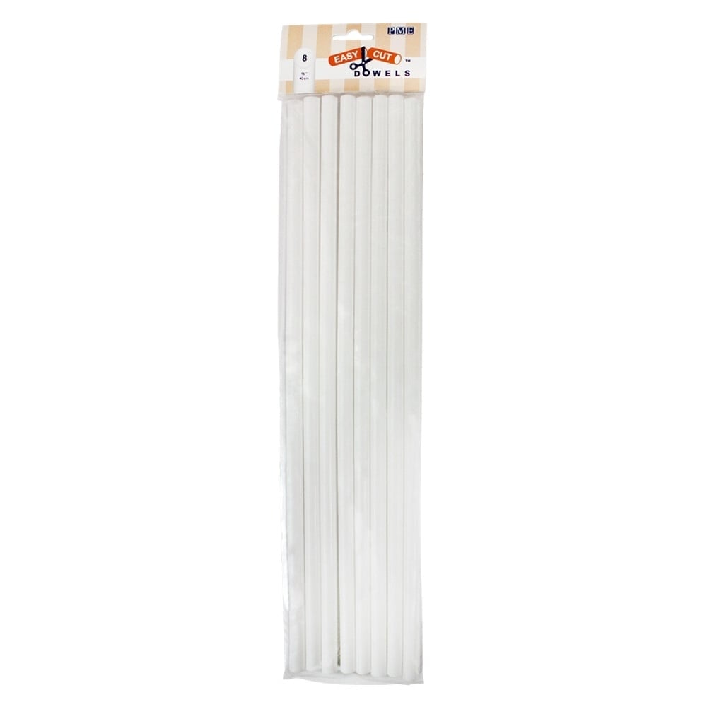 PME Dowel Rods - Easy Cut Pk/8 (40cm / 16”)