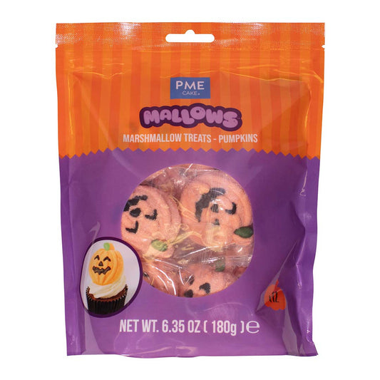 PME HALLOWEEN MARSHMALLOWS – PACK OF 12 PUMPKINS (180G)