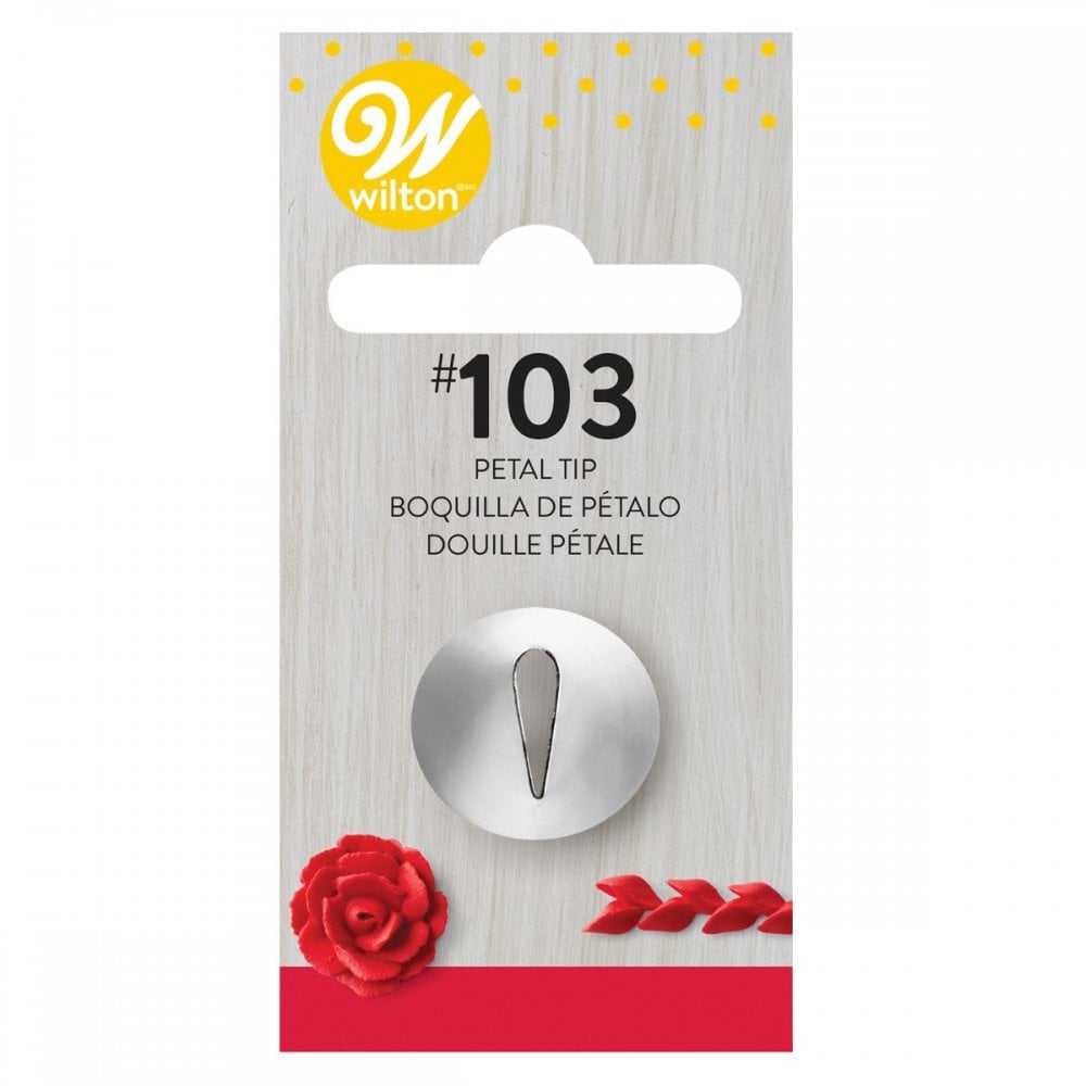 Wilton Petal Carded Decorating Tip #103