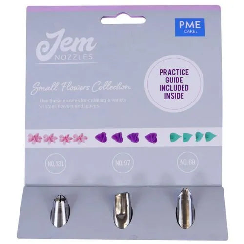 JEM NOZZLES SET – FLOWERS COLLECTION, PACK OF 3