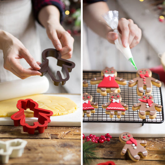 Decora Gingerbread Family Cutter Set 4pk