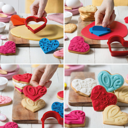 Decora Love You Cookie Cutter and Marker Set
