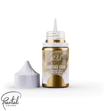 Fractal Vintage Gold - ShimmAir Shine Liquid Food Colouring 30ml