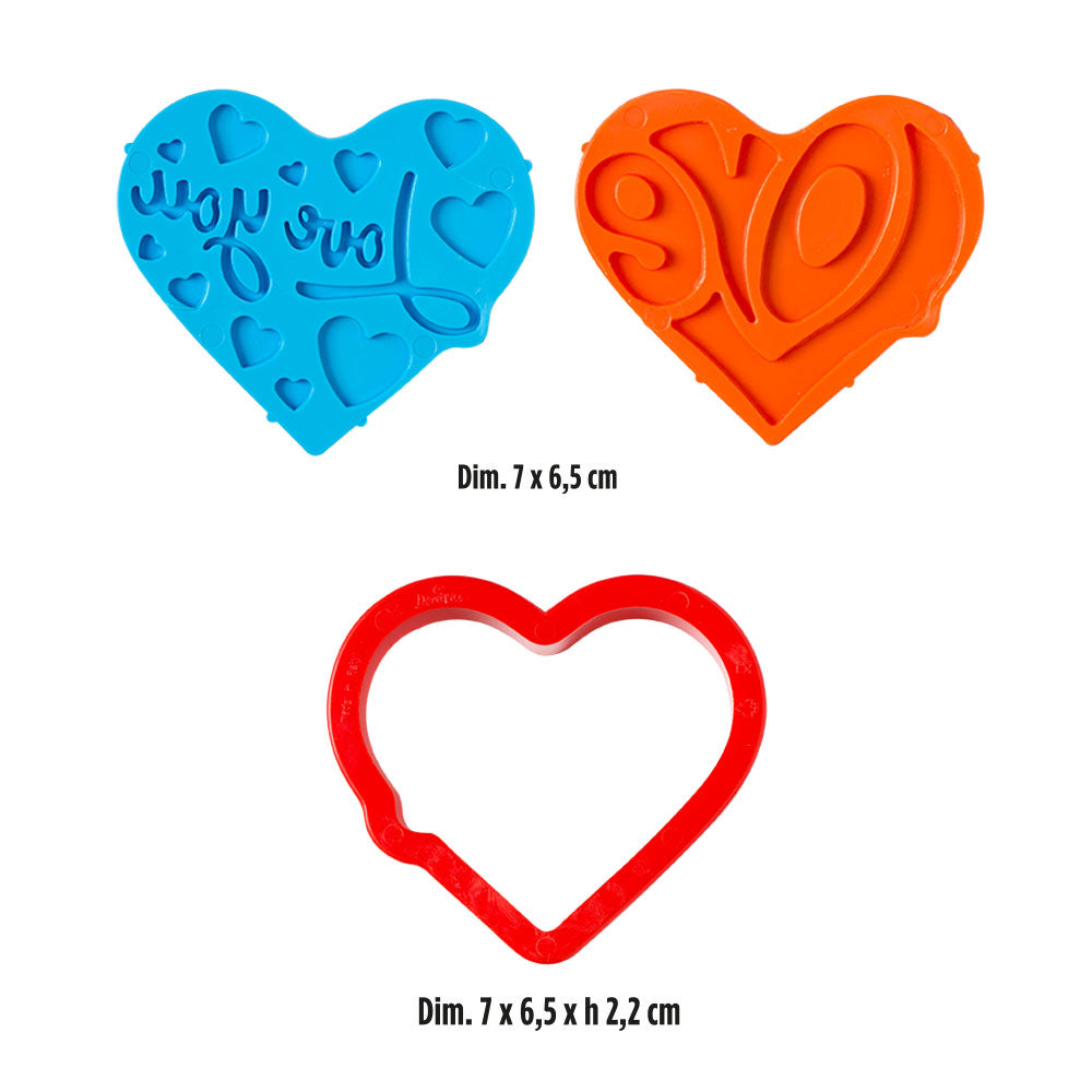 Decora Love You Cookie Cutter and Marker Set