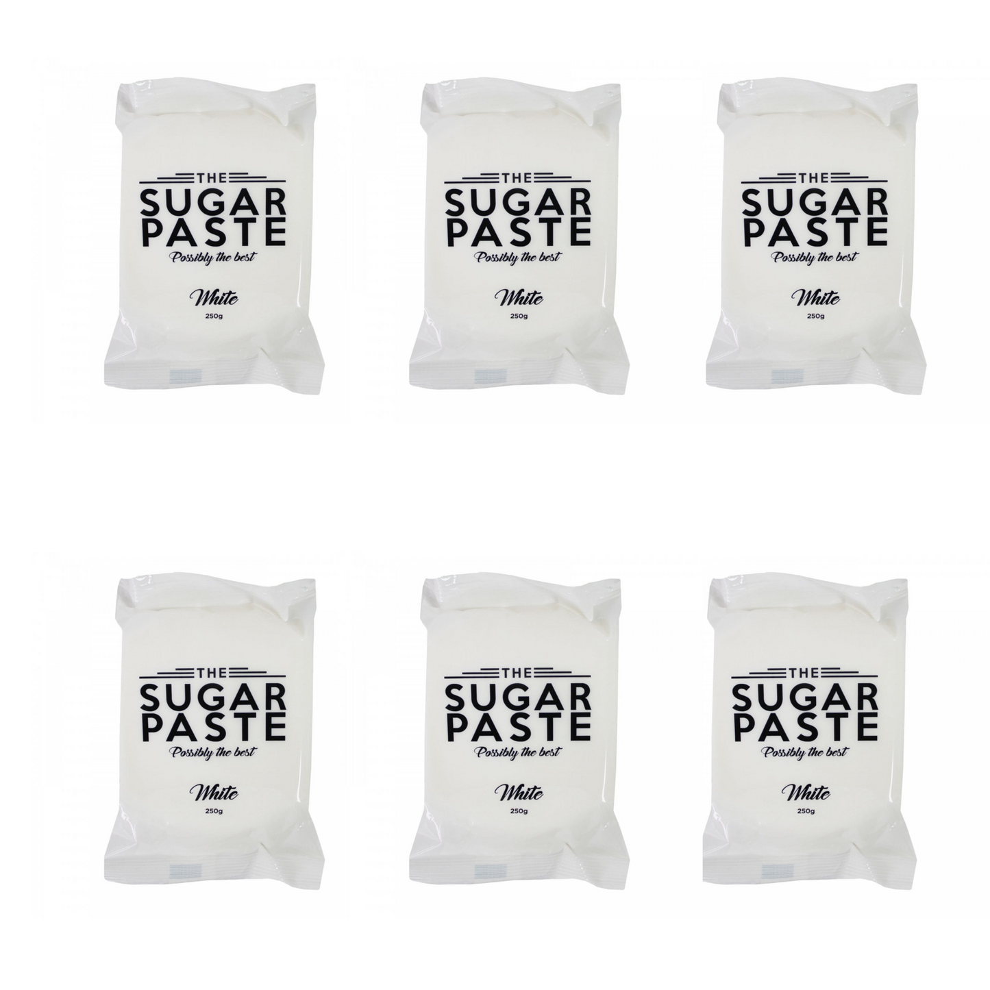 THE SUGAR PASTE White Sugarpaste 1kg x 6