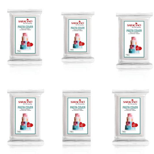 SARACINO PASTA COVER SUGAR PASTE 1kg x 6