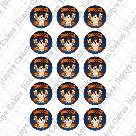 Boooooooze Digital Halloween Cupcake Topper (watermark removed on download)