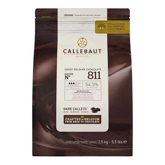 Callebaut  Dark Belgian Chocolate 811 2.5kg