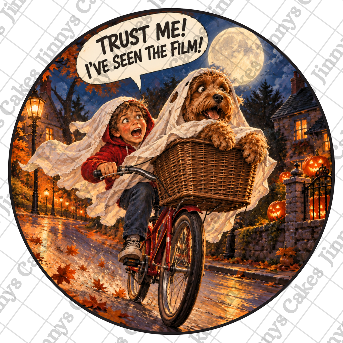 I've Seen The Film Digital 20cm Cake Topper (watermark removed on download)
