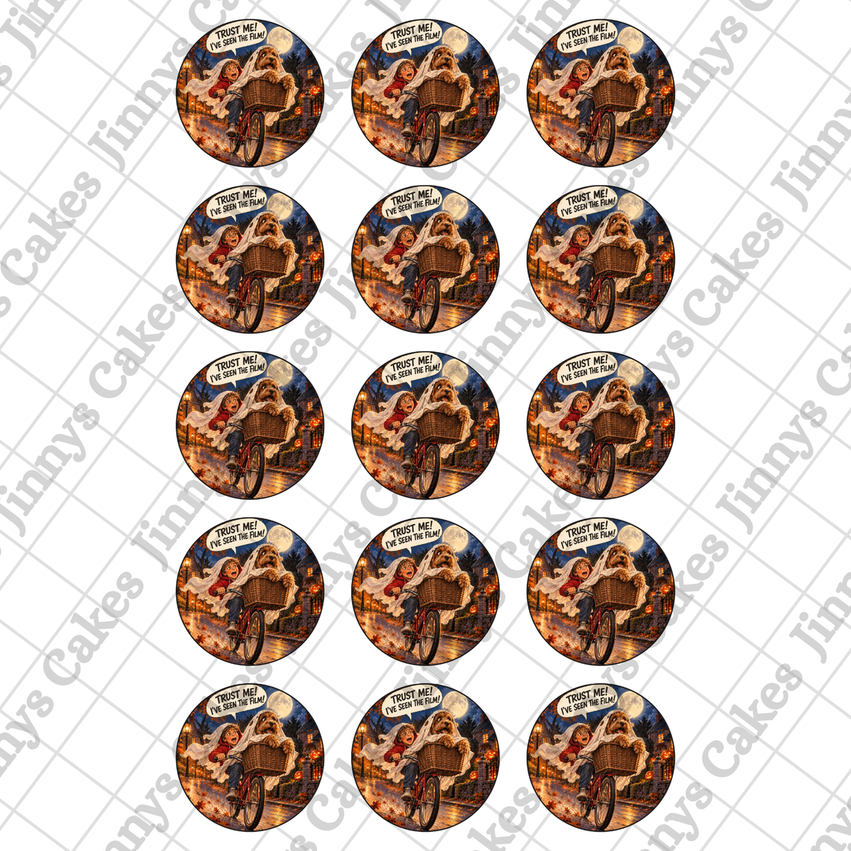 I Have Watched.. Halloween Digital Cupcakes Toppers (watermark removed on download)